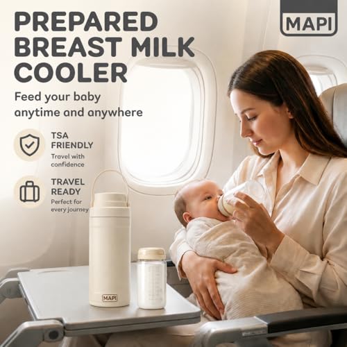 MAPI 22 oz Portable Breast Milk Cooler with 2 Storage Bottles