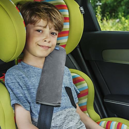 COOLBEBE Seat Belt Pillow for Kids, Grey - color: Grey, size: Large (Pack of 1)