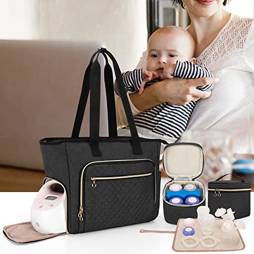 LUXJA Breast Pump Bag Compatible with Spectra S1 and S2