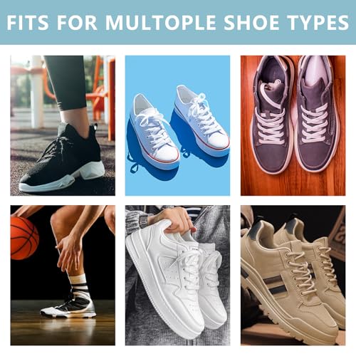 Elastic No Tie Flat Shoe Laces, 100cm/39inches Stretch Shoes Strings for Kids and Adults