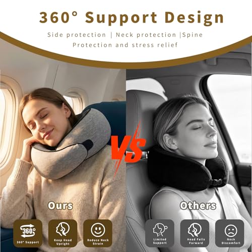 CosyRest Memory Foam Travel Neck Pillow