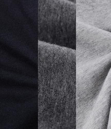 CAKYE 3 Pack Maternity Nursing Sleep Bra Breastfeeding Cotton Bralette - color: Black/Gray/Dark Grey, size: X-Large