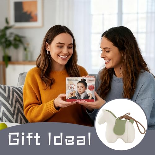 Inflatable Travel Neck Pillow Built-in Pump & Cute Storage Bag - color: Khaki