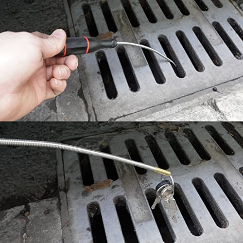 GUTIMORE Flexible Magnetic Snake Pickup, 25" Long Bendable 2LB Magnet Tool - style: Flexible 1pc