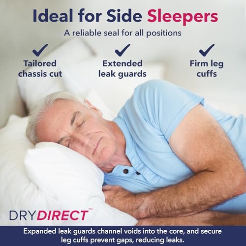 Dry Direct Ultimate Protective Underwear, Soft Cloth-Like Adult Diapers, Max Absorbency Disposable Incontinence Protection - Medium (Pack of 14) - size: Medium (Pack of 14)