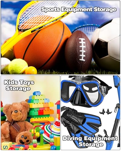Soccer Ball Bag for Coaches,Heavy Duty Mesh Ball Bag Drawstring Bag - color: Black, size: Medium