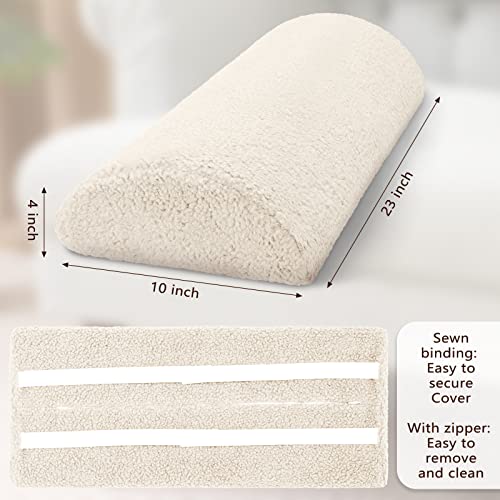 Wesiti Recliner Leg Rest Cushion Footrest Pillow Elevate Feet, Beige - color: Beige