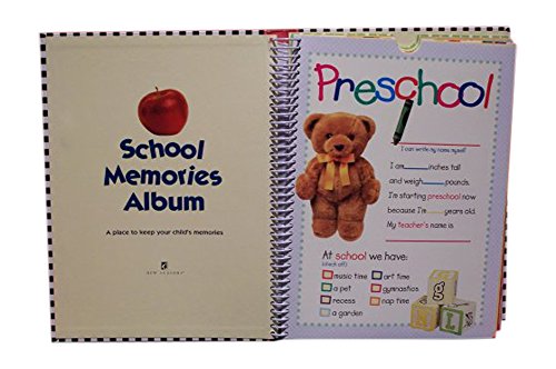 Deluxe School Memories Keepsake Photo Album Scrapbook from Preschool Through 12th Grade