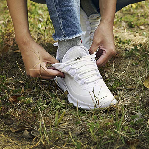 anan520 Elastic No Tie Shoe Laces For Adults,Kids,Elderly,System With Elastic Shoe Laces(2 Pairs) - color: Pink
