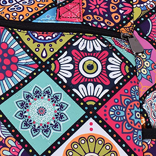 CLOUDMUSIC Shoulder Tote Bag For Nurses Teachers Work Gym Travel Beach Women With Large Capacity Waterproof - color: Bohemia Pattern 2