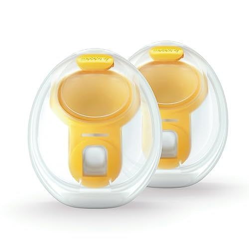 Medela Hands-Free Collection Cups, Compatible with Freestyle Flex, Pump in Style with MaxFlow & PersonalFit Flex Replacement Connectors, 2 per Count, Compatible with Pump in Style MaxFlow