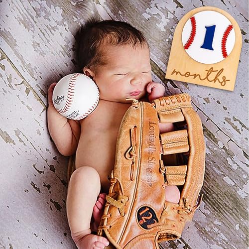 Baseball Monthly Milestone Baby Disc