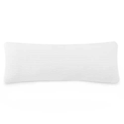 Body Pillow Cover, Boho Decorative Long Body Pillow Pillowcase, Large Lumber Pillowcase, Ultra Soft Microfiber Pillowcase with Envelope Closure 20x54 inch (Boho White) - color: Boho White
