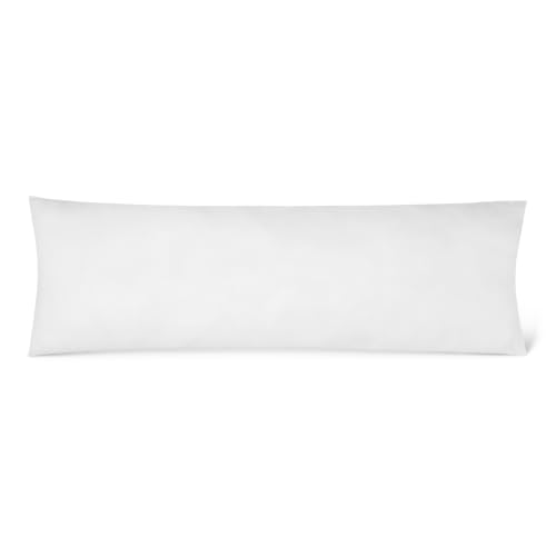 Amazon Basics Soft Supportive Long Body Pillow for All Position Sleepers, Machine Washable, 20 x 54 inches, 1-Pack - size: 20 in x 54 in, style: 1 Pack