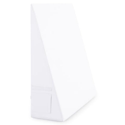 White Bed Wedge Pillow Cover, 25" L x 25" W x 8" H - color: White, size: 25 x 25 x 8 Inch