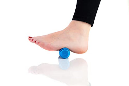 Roller Fitness Mini Foot Massage Roller, 5-Inch Travel-Size Foot Massaging Roller, Extra Firm to Release Trigger Points & Knots