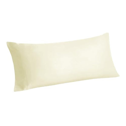 BEDELITE Body Pillow Pillowcase, Rayon from Bamboo, Cream, 20"x54" - color: Cream, size: Body（20"X 54"）