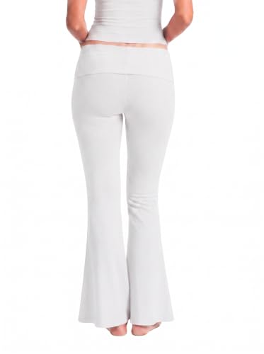 Flare Leggings for Women Tummy Control Bootcut Yoga Pants - color: 28"white, size: X-Small