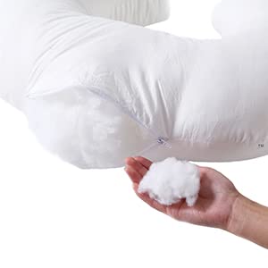 Nursing Pillow and Positioner, Breastfeeding, Bottle Feeding - color: Naked Pillow