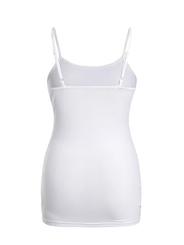 BEAUDRM Women's 3 Pack Maternity Tank Tops Casual Ruched Spaghetti Strap Pregnancy Cami Top Camisole - color: Blue Red White, size: X-Small