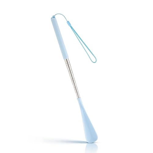Adjustable Telescoping Shoe Horn - color: Blue