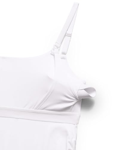 CRZ YOGA Maternity Nursing Tank Tops - color: White, size: X-Large
