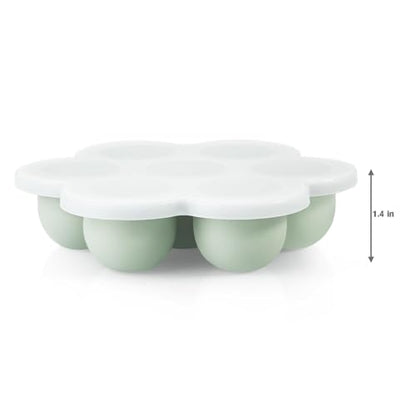 PandaEar Silicone Baby Food Freezer Trays with Lids, 2 Pack, BPA Free