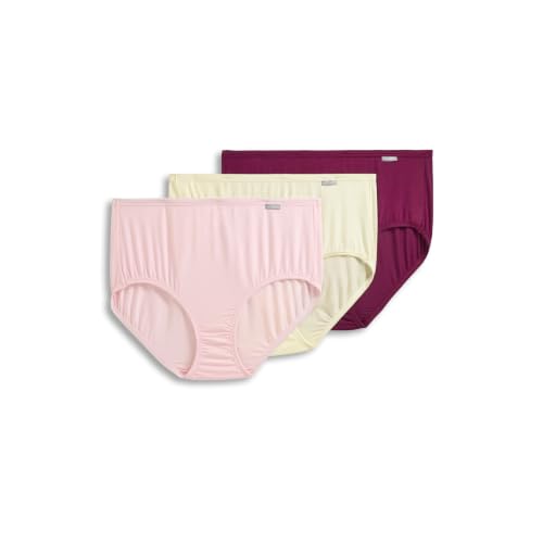 Jockey Women's Underwear Supersoft Brief - 3 Pack - color: Pink Frost, size: 5