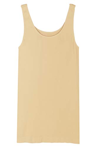 NIKIBIKI Women Seamless Premium Classic Tank Top, Made in U.S.A - color: Nude