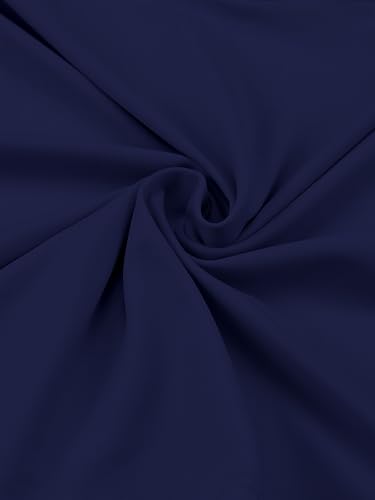 SHEKINI Women's Ruffle High Waist Maternity Swim Skirt - color: Deep Blue, size: Medium