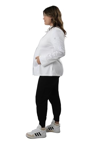 Chef Works Women's Essential Maternity Chef Coat - size: Large