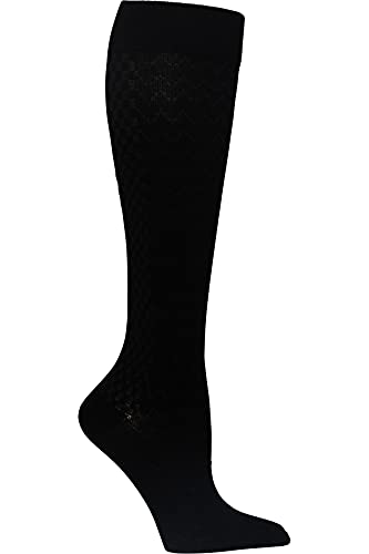 Cherokee Legwear Compression Socks for Women 10-15 mmHg (4-Pair Pack) - color: Onyx, size: Plus