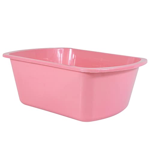 Vakly 7 Qt Plastic Wash Basin, Rectangular, Graduated, 10 Pack