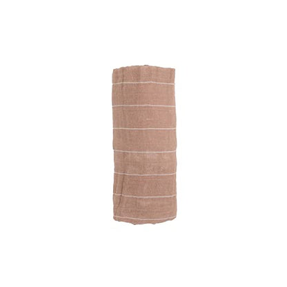 Blanket - color: Mauve Stripe