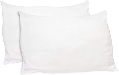 Betty Dain Stretch Jersey Universal Pillowcases, 2 Pack, White - color: White
