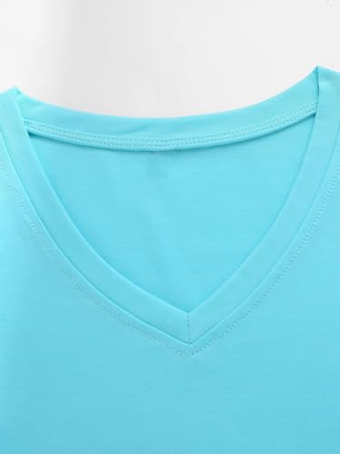 Registered Nurse Shirt Women Cute Nurse Tshirt Nursing Work - color: Blue, size: Medium