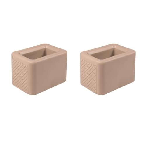 Augeny 2 PCS Seat Belt Buckle Holder, Silicone Auto Rear Seatbelt Buckle Booster to Makes Receptacle Stand Upright for Easy Access, Universal Vehicle Seatbelt Buckle for Kids (Beige) - color: Beige