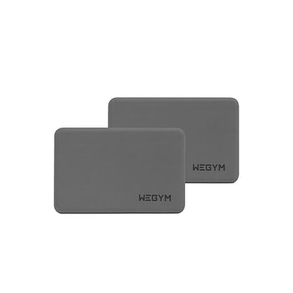 WeGym Yoga Blocks for Yoga and Pilates, 3-Height Stackable Support at Home - color: Lava gray Set