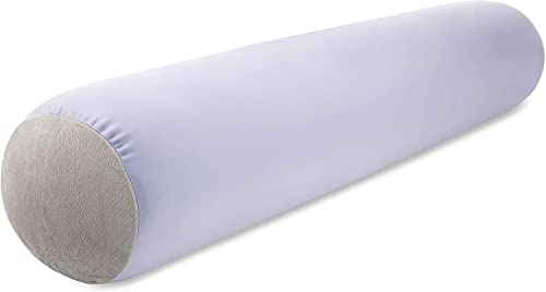 Microbead Body Pillow, Side Sleeping & Pregnancy, 48x8 in, Silver Mist Blue - color: Silver Mist Blue, size: Pillow & Cover