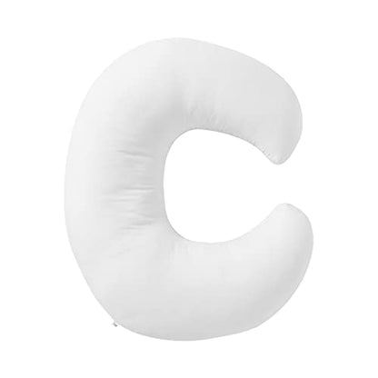 Nursing Pillow and Positioner for Breastfeeding and Bottle Feeding - color: White Pillow Only