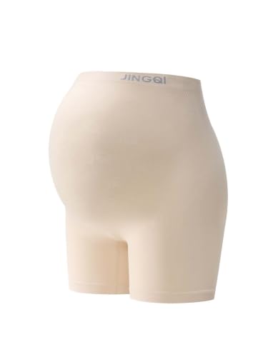 Maternity Underwear High Waisted Seamless Underwear for Women - color: Beige, size: Medium