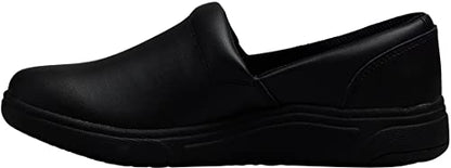 Cherokee Melody Nursing Clogs for Women Slip Resistant Leather Upper - color: Black, size: 7.5