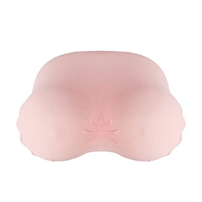 ITODA Boobs Breasts Pillow Cushion Funny Throw Pillow Home Bedroom Decor Cushion Soft Sleep 3D Creative Breast Shape Sleeping Backrest with Washable Removable Cover - color: Pink