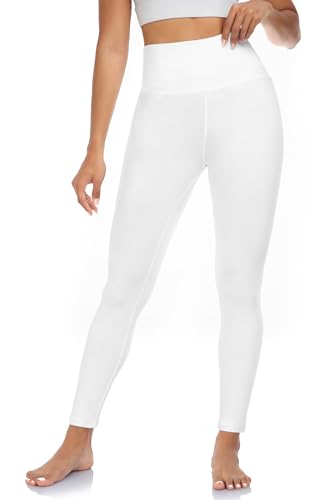 FULLSOFT Buttery Soft Leggings for Women High Waisted - color: 1-white, size: Small-Medium
