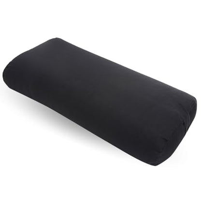 Everyday Yoga Premium Bolster, Soft Meditation Pillow, Multi-Colors - color: Black, style: A. High Impact - Rectangular