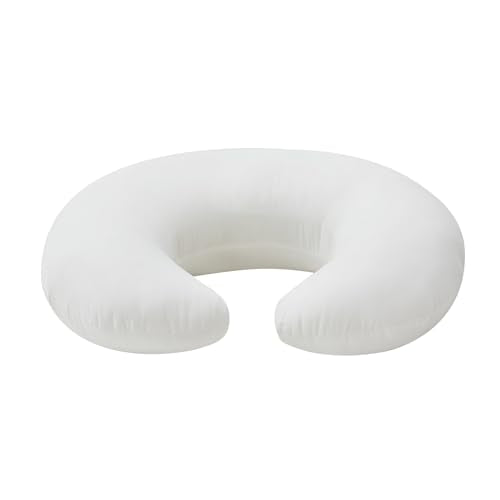 Nursing Pillow and Body Positioner for Breast Feeding and Bottle Feeding, Ultra Soft Breastfeeding Pillows with Removable Pillow Cover (Naked Pillow) - color: Naked Pillow
