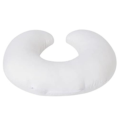 Nursing Pillow and Positioner Breastfeeding and Bottle Feeding - color: White Pillow Without Cover