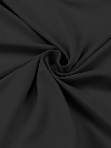 SHEKINI Women's Ruffle High Waist Maternity Swim Skirt - color: Black, size: X-Large