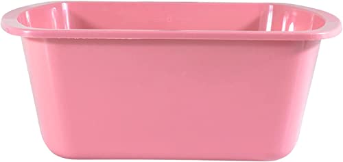 Vakly 7 Qt Plastic Wash Basin, Rectangular, Graduated, 10 Pack