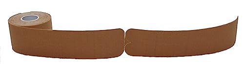 Therapist’s Choice® Kinesiology Tape Pre-Cut Roll (Beige) - color: Beige